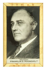 SUPERB FDR REAL PHOTO CELLO PORTRAIT IN BRASS FRAME WITH EASEL.