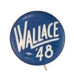 RARE SIZE "WALLACE '48" CELLULOID.
