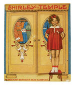 SHIRLEY TEMPLE WARDROBE DRESS-UP CARDBOARD DOLL.