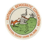 TEAPOT DOME CARTOON BUTTON FROM 1928 DEMOCRATIC CONVENTION HAKE/SMITH #2017.