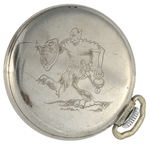 BUCK ROGERS IN THE 25TH CENTURY” POCKET WATCH WITH RARE BOX AND INSERT.