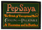 "PEP-SAYA" SODA EARLY STORE SIGN.