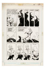 "BATMAN: THE CULT - BOOK ONE: ORDEAL" ORIGINAL BERNI WRIGHTSON COMIC BOOK PAGE ART.
