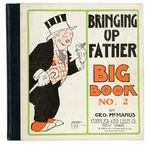 “BRINGING UP FATHER – THE BIG BOOK NO. 2” SCARCE HARDCOVER PLATINUM AGE COMIC BOOK.