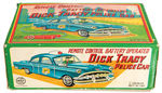 “REMOTE CONTROL BATTERY OPERATED DICK TRACY POLICE CAR” BOXED LINE MAR TOY.