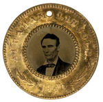 “ABRAHAM LINCOLN 1860” FERROTYPE IN SUPERB CONDITION.