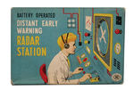 "DISTANT EARLY WARNING RADAR STATION BATTERY OPERATED" TOY.