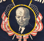 “OUR PRESIDENT/DWIGHT D. EISENHOWER” LARGE CLOTH BANNER.