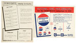 1948-52 SALES SHEETS/PRICE LISTS FROM THE GREEN DUCK BUTTON CO. ARCHIVES.