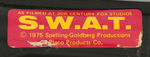 "S.W.A.T." DISPLAY BOX WITH DOZEN TOY RIFLES.