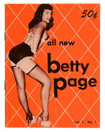 BETTIE PAGE "ALL NEW BETTY PAGE" MAGAZINE.
