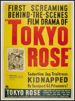 "TOKYO ROSE" 1945 ONE-SHEET MOVIE POSTER.