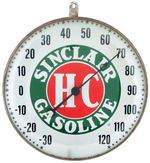 “SINCLAIR H-C GASOLINE” THERMOMETER.