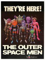 COLORFORMS “OUTER SPACE MEN” RETAILERS POSTER.