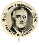 LARGE AND REAL PHOTO VERSION OF CLASSIC 1944 ROOSEVELT DESIGN.