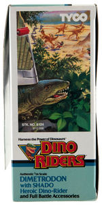 "DINO-RIDERS - DIMETRODON" BOXED DINOSAUR TOY.