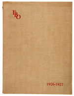 “FBO 1926-1927” EXHIBITOR BOOK WITH “ALICE COMEDIES BY WALT DISNEY/KRAZY KAT/TARZAN”.