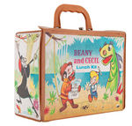 "BEANY AND CECIL LUNCH KIT" VINYL LUNCHBOX.
