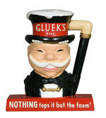 "GLUEK'S BEER" FIGURAL DISPLAY.