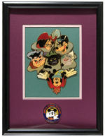 “1997 OFFICIAL DISNEYANA CONVENTION” LIMITED EDITION FRAMED PIN SET.