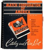 "MATCH CORPORATION OF AMERICA" MATCHBOOK SALESMAN'S SAMPLE CATALOG.