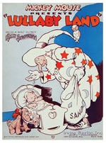 "MICKEY MOUSE PRESENTS LULLABY LAND" SHEET MUSIC.