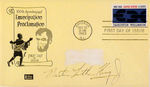 MARTIN LUTHER KING JR. 1963 EMANCIPATION PROCLAMATION FIRST DAY COVER WITH AUTOGRAPH.