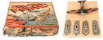 "AIR-SEA POWER" WWII TIN BOMBER ACTION TOY BY MARX.