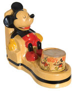 MICKEY MOUSE CANDLE NIGHTLIGHT HOLDER BY CROWN DEVON W/CANDLE.