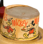 MICKEY MOUSE CANDLE NIGHTLIGHT HOLDER BY CROWN DEVON W/CANDLE.