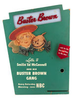 "BUSTER BROWN" COUNTERTOP LIGHTED/ANIMATED DISPLAY.