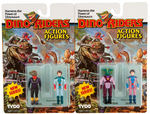 "DINO-RIDERS ACTION FIGURES" CARDED FIGURE LOT.