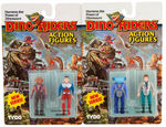 "DINO-RIDERS ACTION FIGURES" CARDED FIGURE LOT.