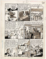 "TWO-FISTED TALES" #39 ORIGINAL JOHN SEVERIN EC COMICS PAGE ART.