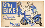 “TINY BIKE BY MARX.”