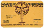 MARY PICKFORD’S PERSONAL “ACADEMY OF MOTION PICTURE ARTS AND SCIENCES” MEMBERSHIP CARD.