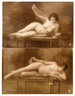RISQUE EARLY NUDE PHOTO LOT.