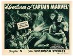 “ADVENTURES OF CAPTAIN MARVEL” SERIAL TITLE CARD.