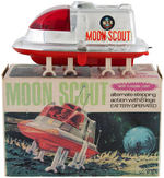 "SPACE EXPLORER X-705" & "MOON SCOUT" SPACE TOY PAIR.