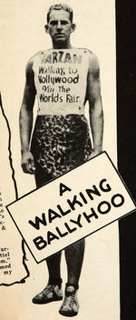 “TARZAN THE FEARLESS” ROXY THEATRE PROMOTIONAL POSTER.