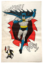BATMAN “FACT TOOTHPASTE” SET WITH BATMAN MAIL OFFER POSTER.