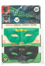 “THE GREEN HORNET/KATO” MASK SET.