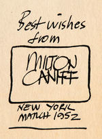 MILTON CANIFF-SIGNED STEVE CANYON PAIR.