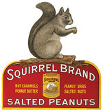 “SQUIRREL BRAND SALTED PEANUTS” STORE SIGN.
