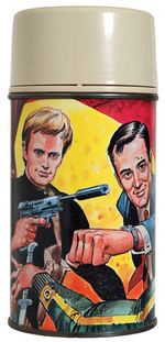 “THE MAN FROM U.N.C.L.E.” METAL LUNCHBOX WITH THERMOS.