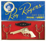 “ROY ROGERS FORTY-NINER PISTOL AND SPURS” BOXED SET.
