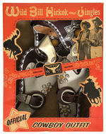 “WILD BILL HICKOK AND JINGLES OFFICIAL COWBOY OUTFIT” BOXED HOLSTER/GUN SET.