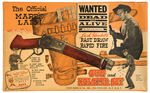 “THE OFFICIAL MARE’S LAIG - WANTED DEAD OR ALIVE” GUN AND HOLSTER SET.