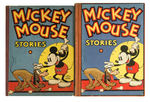 "MICKEY MOUSE STORIES" SOFTCOVER/HARDCOVER VARIETIES.