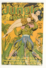 JUNGLE COMICS #74 FEBRUARY 1946  FICTION HOUSE MAGAZINES BIG APPLE COPY.